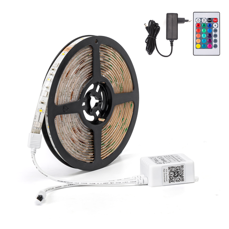 Aigostar WiFi LED Strip - 5 meter - 16,5W - RGBW - Incl. afstandsbediening
