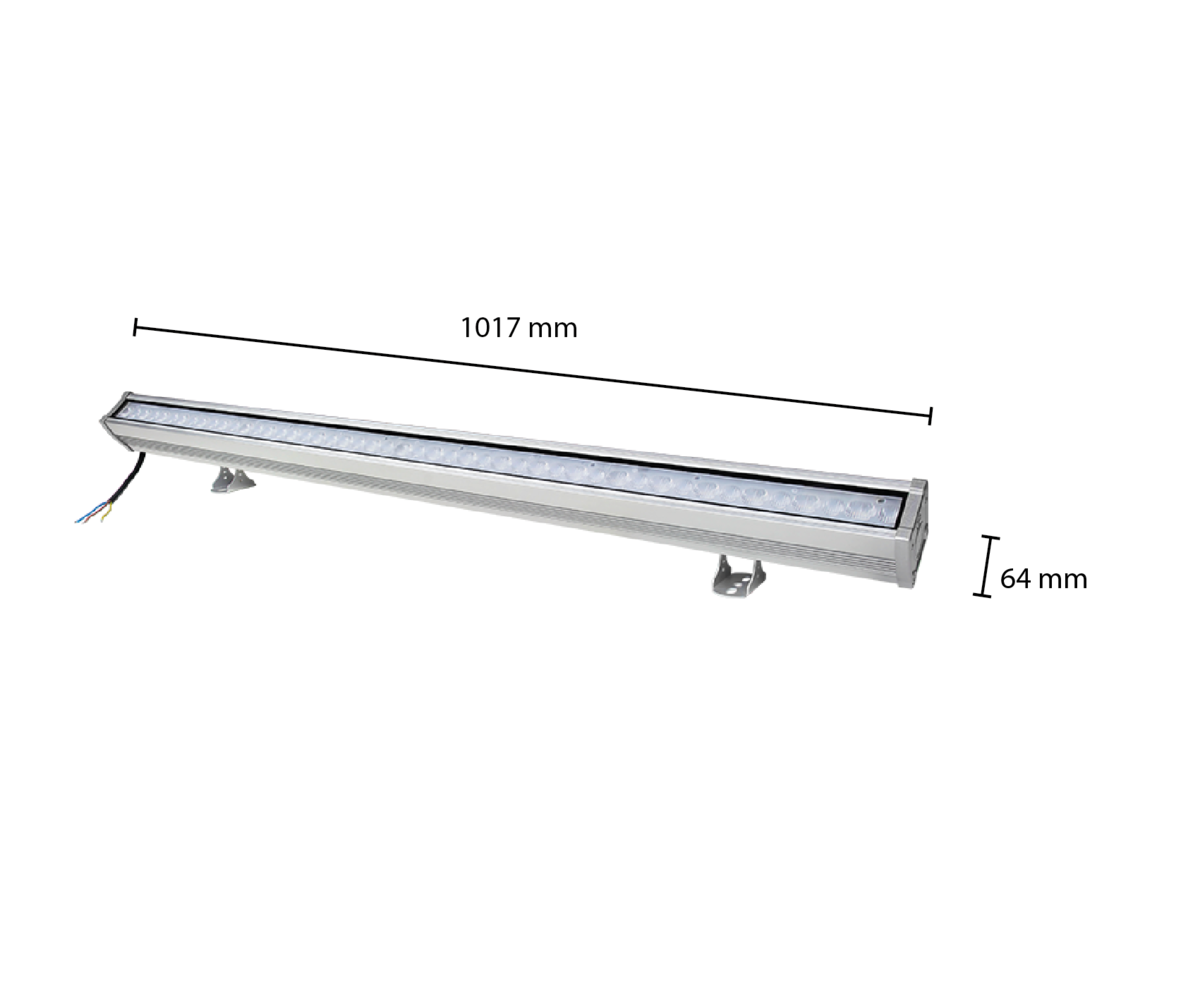 Mi-Light MiLight Wall Washer - 101cm - 24W - IP66 - 75lm p/w - RGB+CCT - 3 jaar garantie Mi-Light MiLight Wall Washer - 101cm - 24W - IP66 - 75lm p/w - RGB+CCT - 3 jaar garantie