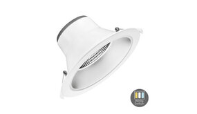 LCB LED LED Downlight 20W - Wit - SIA Ø195 - Buitenmaat 232mm - 2200Lm - CCT kleur instelbaar - incl. 1.5m Eurostekker LCB LED LED Downlight 20W - Wit - SIA Ø195 - Buitenmaat 232mm - 2200Lm - CCT kleur instelbaar - incl. 1.5m Eurostekker