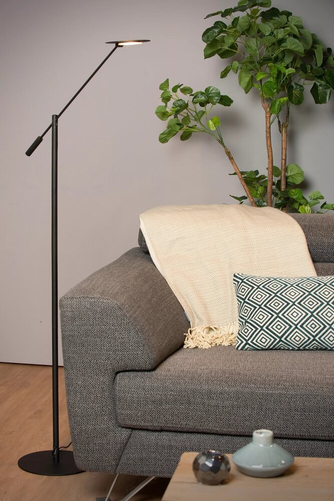 Lucide ANSELMO - Leeslamp - Ø 25 cm - LED Dimb. - 1x9W 3000K - Zwart Lucide ANSELMO - Leeslamp - Ø 25 cm - LED Dimb. - 1x9W 3000K - Zwart
