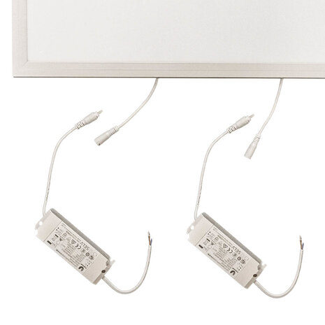 LCB LED Europe  LED paneel 120x60cm - Backlit ECO - 60W 6600Lm - 4000K 840 Koel wit | UGR22 opaal wit - 3 jaar garantie