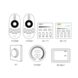 Mi-Light LED Inbouw module - Dimmer - 300W - AC triac dimbaar | Miboxer - RF 2.4Ghz - Push  - Afstandsbediening compatible