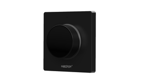 Mi-Light LED Draai Dimmer Miboxer - Opbouw 86x86MM - Wandbediening - Zwart | RF 2.4Ghz - CCT Lichtkleur bedienbaar en Dimbaar | Draadloos Mi-Light LED Draai Dimmer Miboxer - Opbouw 86x86MM - Wandbediening - Zwart | RF 2.4Ghz - CCT Lichtkleur bedienbaar en Dimbaar | Draadloos