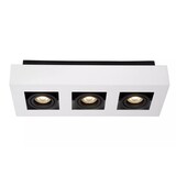 Lucide LED Plafondspot XIRAX - GU10 fitting - 3x5W - 2200K-3000K - Dimbaar - Wit Lucide LED Plafondspot XIRAX - GU10 fitting - 3x5W - 2200K-3000K - Dimbaar - Wit