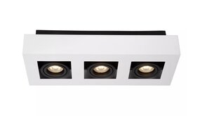 Lucide LED Plafondspot XIRAX - GU10 fitting - 3x5W - 2200K-3000K - Dimbaar - Wit Lucide LED Plafondspot XIRAX - GU10 fitting - 3x5W - 2200K-3000K - Dimbaar - Wit