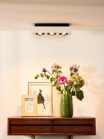 Lucide LED Plafondspot XIRAX - GU10 fitting - 3x5W - 2200K-3000K - Dimbaar - Wit Lucide LED Plafondspot XIRAX - GU10 fitting - 3x5W - 2200K-3000K - Dimbaar - Wit