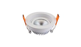 LCB LED LED Inbouwspot 95mm - IP65 Wit Verzonken - 5W 420Lm - 827 2700K Warm Wit | Zaagmaat 80MM - Dimbaar - 230v LCB LED LED Inbouwspot 95mm - IP65 Wit Verzonken - 5W 420Lm - 827 2700K Warm Wit | Zaagmaat 80MM - Dimbaar - 230v