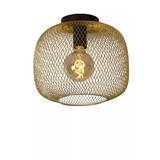 plafonnire MESH - ¯30cm - E27 fitting - Excl. lichtbron - Mat goud/Messing plafonnire MESH - ¯30cm - E27 fitting - Excl. lichtbron - Mat goud/Messing