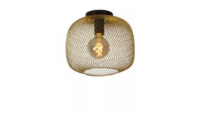 plafonnire MESH - ¯30cm - E27 fitting - Excl. lichtbron - Mat goud/Messing plafonnire MESH - ¯30cm - E27 fitting - Excl. lichtbron - Mat goud/Messing
