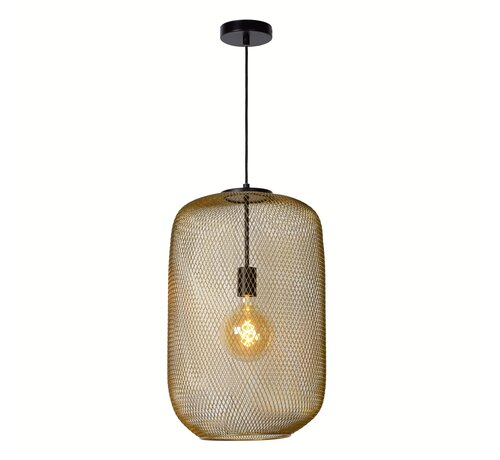 Hanglamp MESH - ¯35cm - E27 fitting - Excl. lichtbron - Mat Goud/Messing