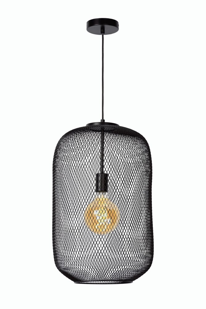 Hanglamp MESH - ¯35cm - E27 fitting - Excl. lichtbron - Zwart Hanglamp MESH - ¯35cm - E27 fitting - Excl. lichtbron - Zwart