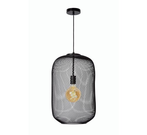 Hanglamp MESH - ¯35cm - E27 fitting - Excl. lichtbron - Zwart