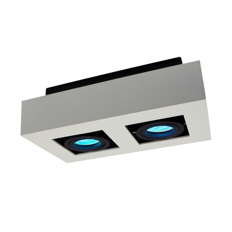 Spectrum voor de installateur LED Plafondspot MIRORA - 2xGU10 fitting - Kantelbaar - Wit/Zwart