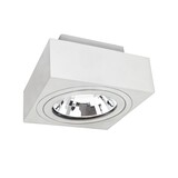 Spectrum LED Plafondspot MIRORA - 1xGU10 AR111 fitting - Kantelbaar - Wit Spectrum LED Plafondspot MIRORA - 1xGU10 AR111 fitting - Kantelbaar - Wit