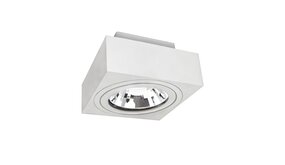 Spectrum LED Plafondspot MIRORA - 1xGU10 AR111 fitting - Kantelbaar - Wit Spectrum LED Plafondspot MIRORA - 1xGU10 AR111 fitting - Kantelbaar - Wit