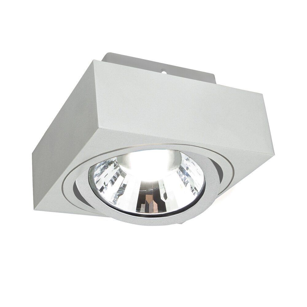Spectrum LED Plafondspot MIRORA - 1xGU10 AR111 fitting - Kantelbaar - Wit
