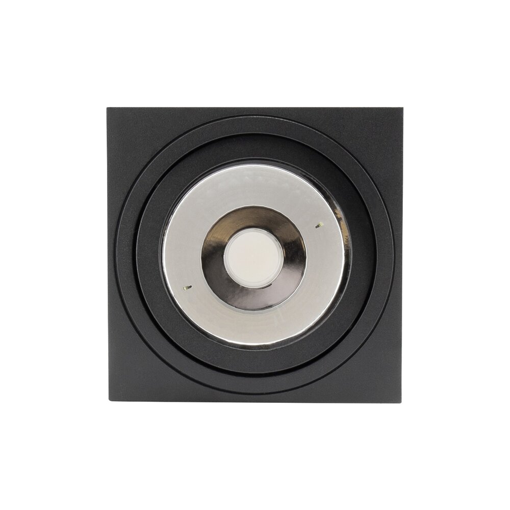 Spectrum LED Plafondspot MIRORA - 1xGU10 AR111 fitting - Kantelbaar - Zwart Spectrum LED Plafondspot MIRORA - 1xGU10 AR111 fitting - Kantelbaar - Zwart