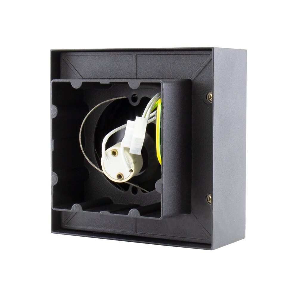 Spectrum LED Plafondspot MIRORA - 1xGU10 AR111 fitting - Kantelbaar - Zwart Spectrum LED Plafondspot MIRORA - 1xGU10 AR111 fitting - Kantelbaar - Zwart