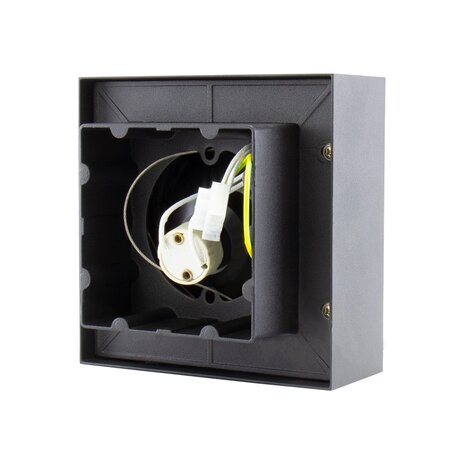 Spectrum LED Plafondspot MIRORA - 1xGU10 AR111 fitting - Kantelbaar - Zwart Spectrum LED Plafondspot MIRORA - 1xGU10 AR111 fitting - Kantelbaar - Zwart