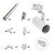 Spectrum Track Light complete set - 6xGU10 railspots - 3m rails - Incl. aansluiting - Wit Spectrum Track Light complete set - 6xGU10 railspots - 3m rails - Incl. aansluiting - Wit