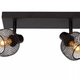 Lucide Plafondspot MAREN - 2xE14 fitting - Excl. lichtbron - Zwart