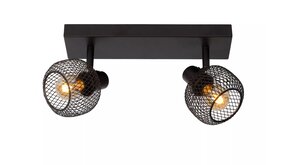Lucide Plafondspot MAREN - 2xE14 fitting - Excl. lichtbron - Zwart Lucide Plafondspot MAREN - 2xE14 fitting - Excl. lichtbron - Zwart
