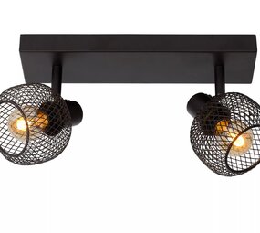 Lucide Plafondspot MAREN - 2xE14 fitting - Excl. lichtbron - Zwart