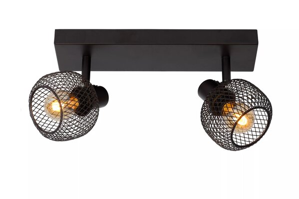 Lucide Plafondspot MAREN - 2xE14 fitting - Excl. lichtbron - Zwart Lucide Plafondspot MAREN - 2xE14 fitting - Excl. lichtbron - Zwart