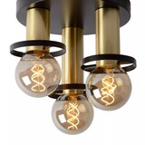 Lucide plafonnire ANAKA - Â¯30cm - 3xE27 fitting - Excl. lichtbron - Zwart