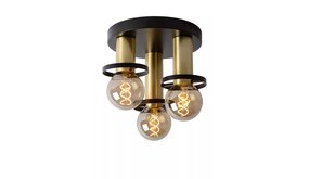 Lucide plafonnire ANAKA - ¯30cm - 3xE27 fitting - Excl. lichtbron - Zwart Lucide plafonnire ANAKA - ¯30cm - 3xE27 fitting - Excl. lichtbron - Zwart