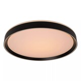 Lucide plafonnire NURIA - Â¯30cm - 18W - 2700K warm wit licht - Dimbaar - Zwart