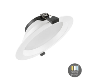 LCB LED Europe  LED Downlight 143mm - Wit - 14W 1246Lm - 830-840-865 CCT | Zaagmaat 117mm incl. aansluitstekker 1.5m