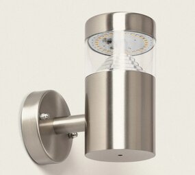 LED Wandlamp Buiten - 6W - 3000K - Roestvrij staal