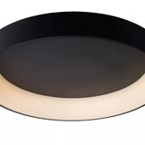 Lucide LED plafonnire TALOWE - Â¯80cm - 80W - 3000K - Dimbaar - Zwart