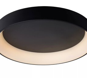 Lucide LED plafonnire TALOWE - Â¯80cm - 80W - 3000K - Dimbaar - Zwart