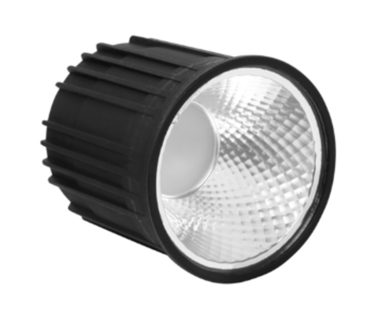 LCB LED LED Spot Verdiept - MR16 Module ZWART - 9W 550Lm - 2700K 827 Warm Wit - GU10 Fitting