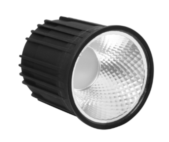LCB LED Europe  LED Spot Verdiept - MR16 Module ZWART - 9W 550Lm - 2700K 827 Warm Wit - GU10 Fitting