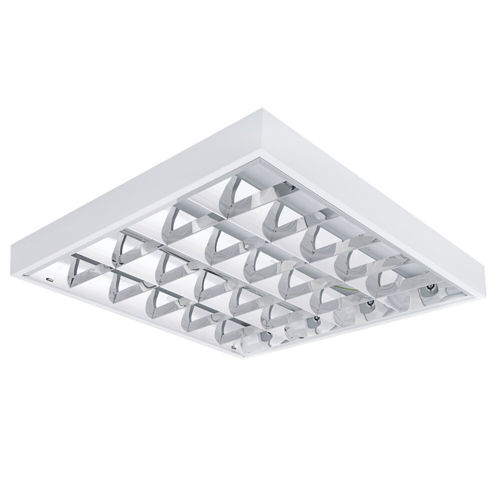 Kanlux LED TL armatuur Louver - 60x60cm 4x LED TL T8 - Enkelzijdige stroomtoevoer Kanlux LED TL armatuur Louver - 60x60cm 4x LED TL T8 - Enkelzijdige stroomtoevoer