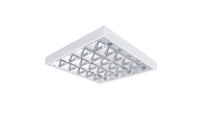 Kanlux LED TL armatuur Louver - 60x60cm 4x LED TL T8 - Enkelzijdige stroomtoevoer Kanlux LED TL armatuur Louver - 60x60cm 4x LED TL T8 - Enkelzijdige stroomtoevoer