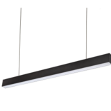 Spectrum voor de installateur LED Pendelarmatuur 112CM - Zwart Allday - 30W 4350Lm - 4000K 940 Koel Wit | Dimstep Sensor - UGR19 Prisma - 1120x74x44mm
