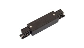 Spectrum 3-Fase Spanningsrail toebehoren | Middenvoeding Koppelstuk - Verbindingsstuk gevoegd - i- connector - Zwart Spectrum 3-Fase Spanningsrail toebehoren | Middenvoeding Koppelstuk - Verbindingsstuk gevoegd - i- connector - Zwart