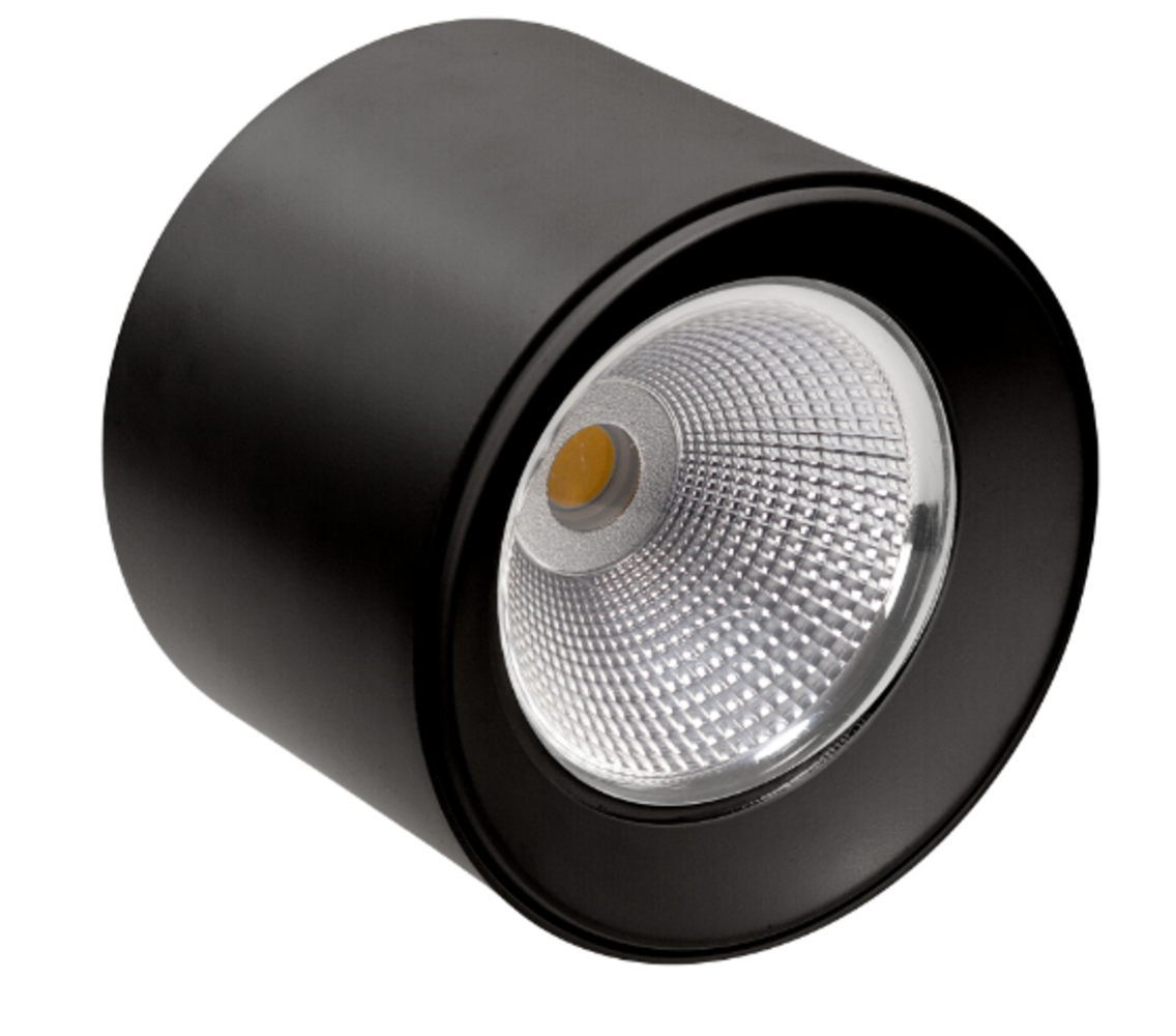 Spectrum voor de installateur CEL ZOSMA 3 ROUND 830 9W 230V 40st Black