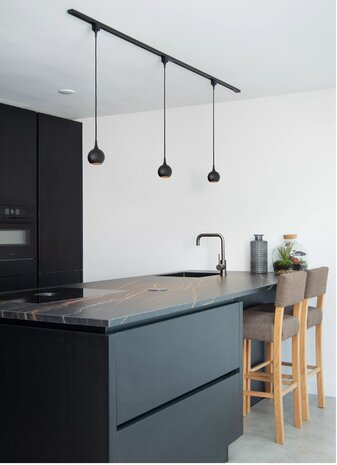 Lucide 1-Fase Spanningsrail Track Railsysteem | Starter Set Compleet - Zwart - 2 meter incl. aansluitmateriaal Lucide 1-Fase Spanningsrail Track Railsysteem | Starter Set Compleet - Zwart - 2 meter incl. aansluitmateriaal