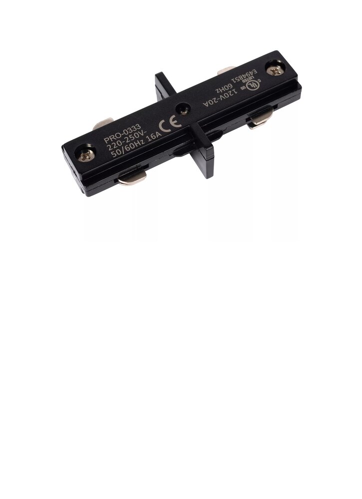 Lucide 1-Fase Spanningsrail toebehoren | Koppelstuk - Verbindingsstuk gevoegd - i- connector - Zwart Lucide 1-Fase Spanningsrail toebehoren | Koppelstuk - Verbindingsstuk gevoegd - i- connector - Zwart