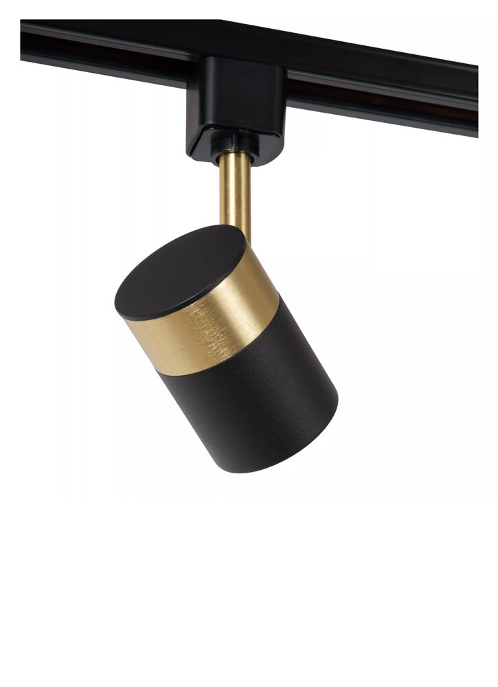 Lucide TRACK FLORIS Railspot - GU10 fitting - 1 fase Railsysteem/Railverlichting - Zwart/Goud Lucide TRACK FLORIS Railspot - GU10 fitting - 1 fase Railsysteem/Railverlichting - Zwart/Goud