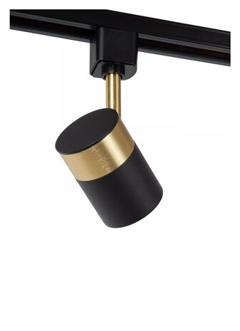 Lucide TRACK FLORIS Railspot - GU10 fitting - 1 fase Railsysteem/Railverlichting - Zwart/Goud Lucide TRACK FLORIS Railspot - GU10 fitting - 1 fase Railsysteem/Railverlichting - Zwart/Goud