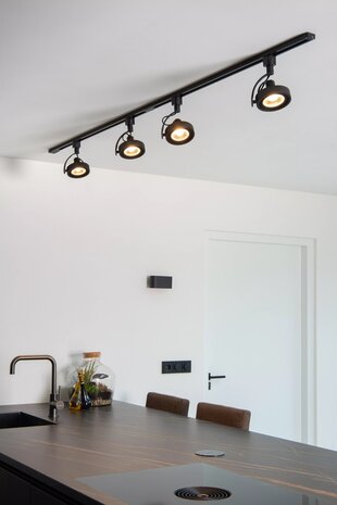 Lucide TRACK DORIAN Railspot - GU10 (ES111) - 1 fase Railsysteem/Railverlichting - Zwart Lucide TRACK DORIAN Railspot - GU10 (ES111) - 1 fase Railsysteem/Railverlichting - Zwart