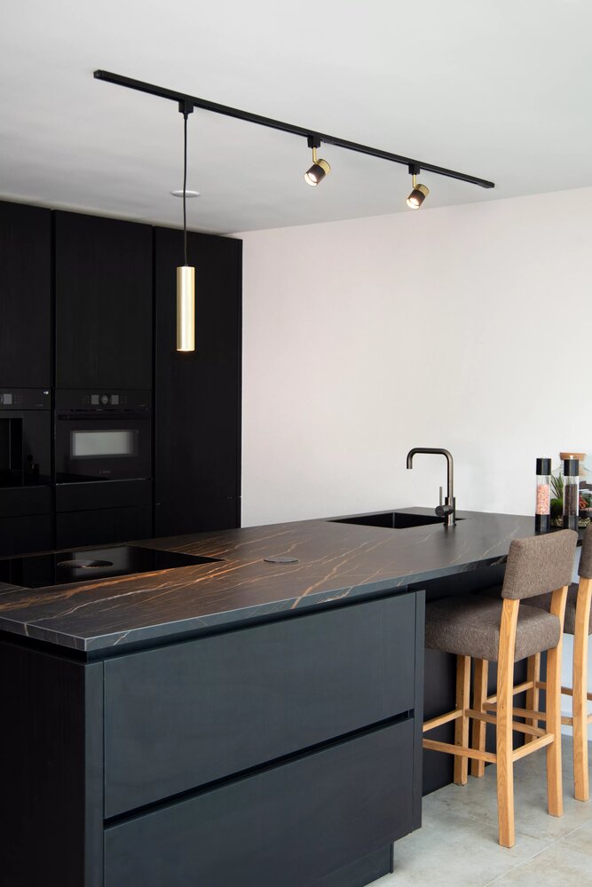 Lucide TRACK FLORIS Hanglamp GU10 fitting - 1-fase Railsysteem / Railverlichting - Mat Goud/Messing Lucide TRACK FLORIS Hanglamp GU10 fitting - 1-fase Railsysteem / Railverlichting - Mat Goud/Messing