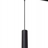 Lucide Lucide TRACK FLORIS Hanglamp - 1-fase Railsysteem / Railverlichting - 1xGU10 - Zwart (Uitbreiding)