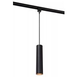 Lucide Lucide TRACK FLORIS Hanglamp - 1-fase Railsysteem / Railverlichting - 1xGU10 - Zwart (Uitbreiding)